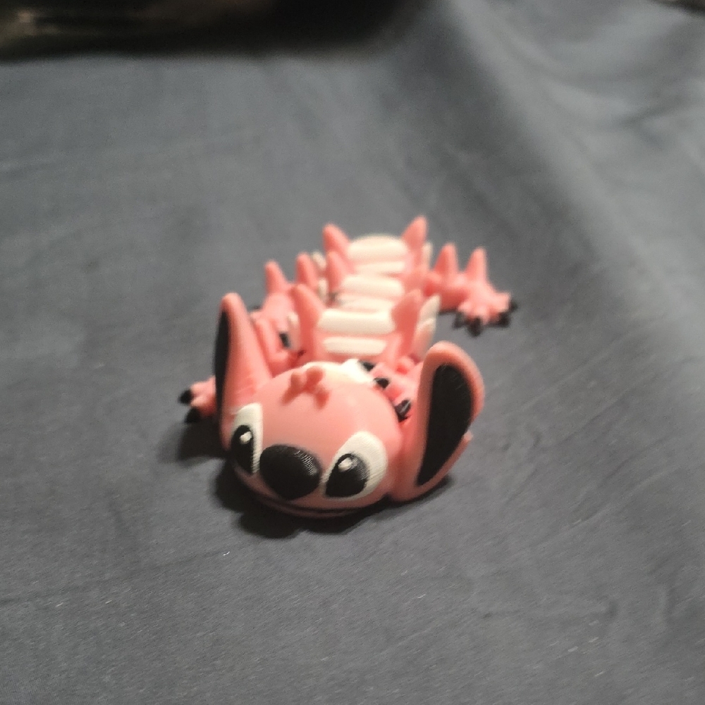 Pink Cartoon Character Figurine